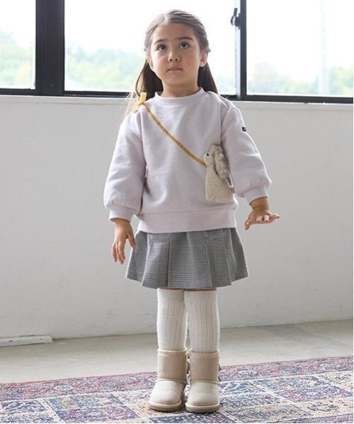 petit main(プティマイン)の「リボンムートンブーツ(ブーツ・キッズ・モカ/ベージュ/ブラック・15cm/14cm/19cm/18cm/17cm/16cm)」の20枚目の写真