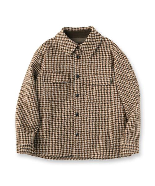 40ｃｔ＆525（フォーティーカラッツアンドゴーニーゴ）の「◆ガンクラブツィード ブルゾン（ブルゾン・メンズ・ベージュ系1・02/03/01/04）」の2枚目の写真