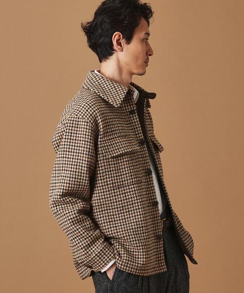 40ｃｔ＆525（フォーティーカラッツアンドゴーニーゴ）の「◆ガンクラブツィード ブルゾン（ブルゾン・メンズ・ベージュ系1・02/03/01/04）」の4枚目の写真