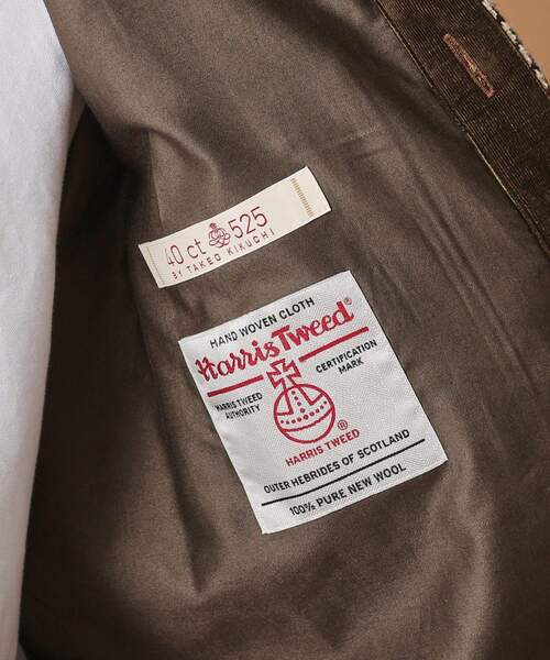 40ｃｔ＆525（フォーティーカラッツアンドゴーニーゴ）の「◆ガンクラブツィード ブルゾン（ブルゾン・メンズ・ベージュ系1・02/03/01/04）」の16枚目の写真