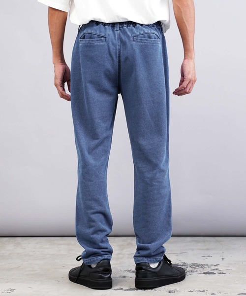 jiggys shop（ジギーズショップ）の「裏毛スウェットデニムテーパードイージーパンツ（デニムパンツ・メンズ・ブルー系その他2/ブルー系その他3/ブルー系その他・LARGE/X-LARGE/MEDIUM/SMALL）」の13枚目の写真