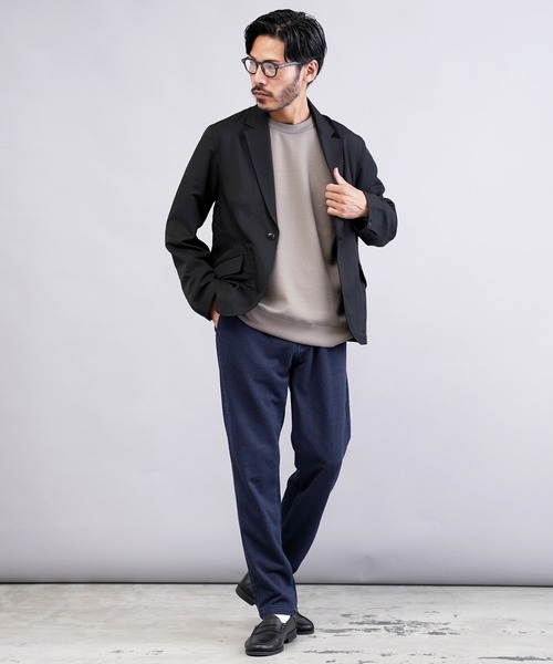 jiggys shop（ジギーズショップ）の「裏毛スウェットデニムテーパードイージーパンツ（デニムパンツ・メンズ・ブルー系その他2/ブルー系その他3/ブルー系その他・LARGE/X-LARGE/MEDIUM/SMALL）」の6枚目の写真