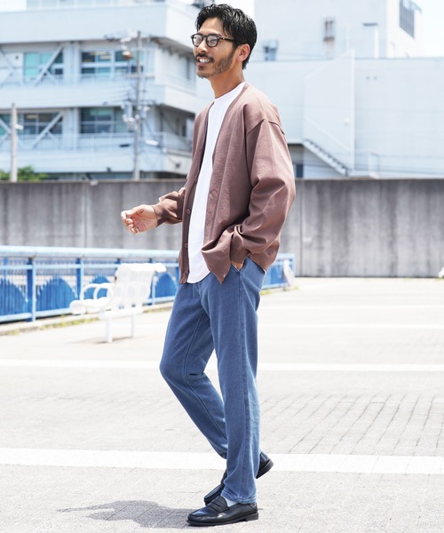 jiggys shop（ジギーズショップ）の「裏毛スウェットデニムテーパードイージーパンツ（デニムパンツ・メンズ・ブルー系その他2/ブルー系その他3/ブルー系その他・LARGE/X-LARGE/MEDIUM/SMALL）」の22枚目の写真