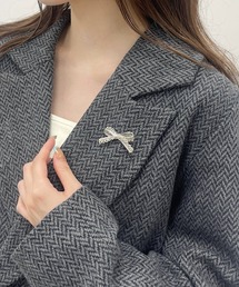 Heather | リボンモチーフブローチ　232961(ブローチ/コサージュ)