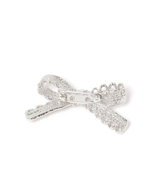 Heather（ヘザー）の「リボンモチーフブローチ　232961（ブローチ/コサージュ・レディース・ゴールド/シルバー・ONE SIZE）」の8枚目の写真