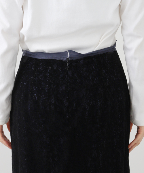 plage(プラージュ)の「JANE SMITH/ジェーンスミス FLOCKY LACE LAYED スカート(スカート・レディース・ブラック・FREE)」の15枚目の写真