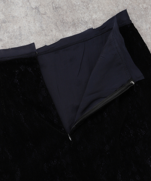 plage(プラージュ)の「JANE SMITH/ジェーンスミス FLOCKY LACE LAYED スカート(スカート・レディース・ブラック・FREE)」の19枚目の写真