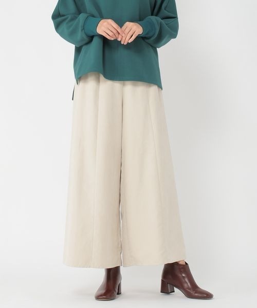 【セール】《ウタオ》ピーチパネルワイドパンツ（その他パンツ）｜studio CLIP（スタディオクリップ）