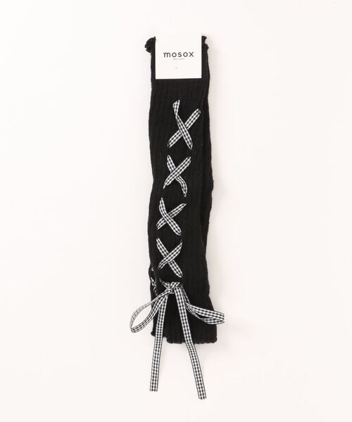 MOSOX】レースアップレッグウォーマー（レッグウォーマー