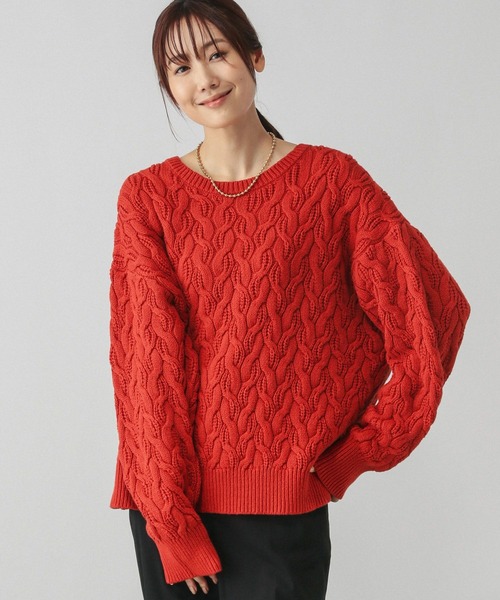 GLOBAL WORK（グローバルワーク）の「毛玉になりにくいケーブル/147046