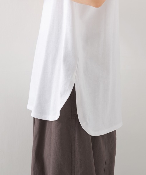 OMNES(オムネス)の「スウェットライクニットサイドリボンアンサンブル(アンサンブル・レディース・モカ/ブルー/グレー/グレイッシュベージュ/ブラック・FREE)」の10枚目の写真