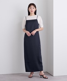 サテンキャミソールワンピース