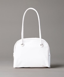 folka（フォルカ）の「3ー11E108 PU レザー ダブルロングハンドル ラウンド スクエア ショルダーバッグ（ショルダーバッグ・レディース）」