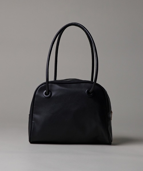 folka（フォルカ）の「3ー11E108 PUレザー ロングショルダー ハンドバッグ（ショルダーバッグ・レディース・ダークブラウン/ベージュ/ブラック/ホワイト・ONESIZE）」の2枚目の写真