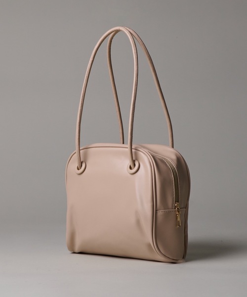 folka（フォルカ）の「3ー11E108 PUレザー ロングショルダー ハンドバッグ（ショルダーバッグ・レディース・ダークブラウン/ベージュ/ブラック/ホワイト・ONESIZE）」の19枚目の写真