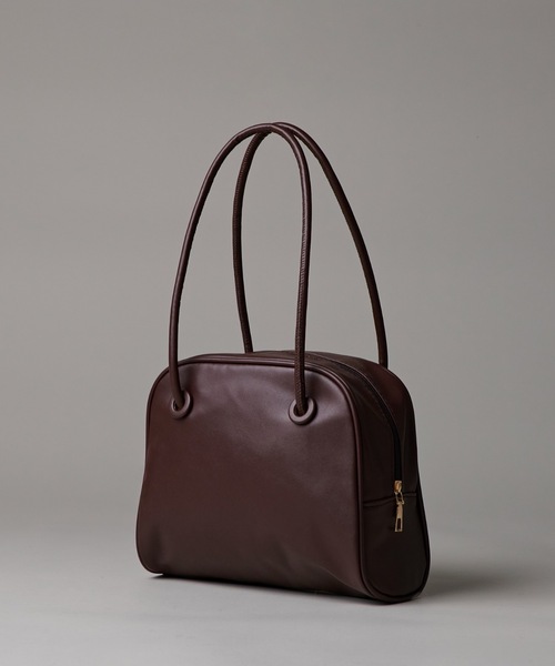 folka（フォルカ）の「3ー11E108 PUレザー ロングショルダー ハンドバッグ（ショルダーバッグ・レディース・ダークブラウン/ベージュ/ブラック/ホワイト・ONESIZE）」の16枚目の写真