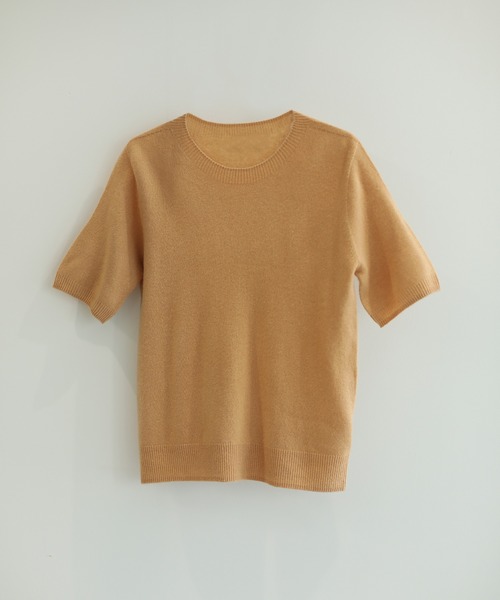 【DECADE】ウール100％半袖ニット（ニット/セーター）｜DECADE CLASSIC（ディケイド クラシック）