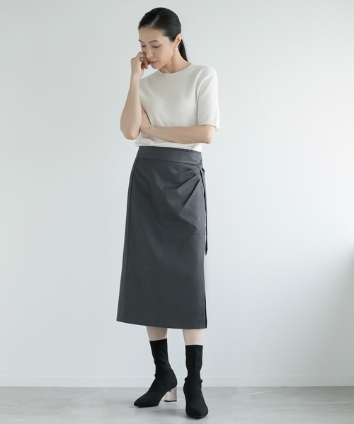 【DECADE】ウール100％半袖ニット（ニット/セーター）｜DECADE CLASSIC（ディケイド クラシック）