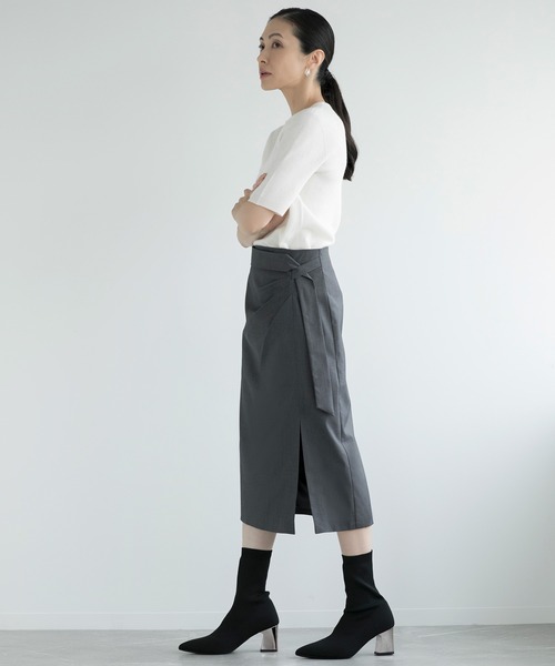 【DECADE】ウール100％半袖ニット（ニット/セーター）｜DECADE CLASSIC（ディケイド クラシック）