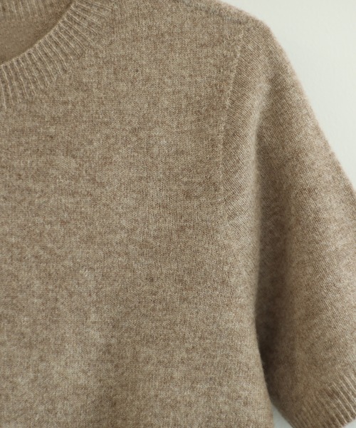 【DECADE】ウール100％半袖ニット（ニット/セーター）｜DECADE CLASSIC（ディケイド クラシック）