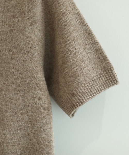 【DECADE】ウール100％半袖ニット（ニット/セーター）｜DECADE CLASSIC（ディケイド クラシック）