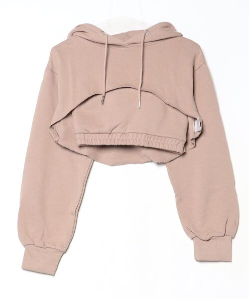 IRAL(アイラル)の「【セットアイテム】HOODIE & BRA TOP(パーカー・レディース・ホワイト/ブラック/ベージュ・FREE)」の2枚目の写真