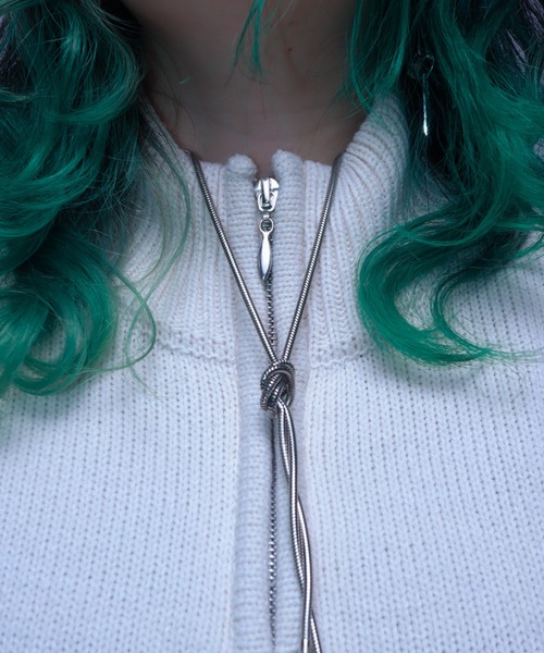 Bling Leads(ブリングリーズ)の「Z)【BLINGLEADS】123808 ハンドステッチハーフZIP ニットセーター(ニット/セーター・メンズ・アイボリー/チャコールグレー/ブラック・LARGE/MEDIUM)」の13枚目の写真