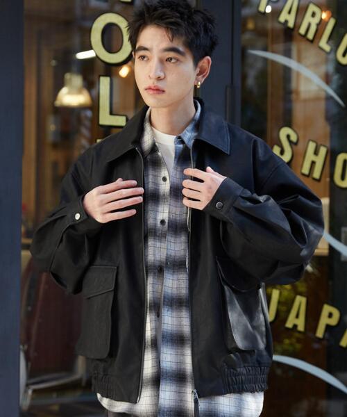 セール】WEGO/PUダブルZIPフライトジャケット（ブルゾン）｜WEGO