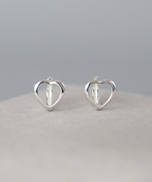 CERCA(チェルカ)の「KAM.accessory/silver925/金属アレルギー対応/ミニフープピアス/ハートピアス(ピアス(両耳用)・レディース・シルバー/ゴールド・FREE)」の15枚目の写真