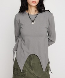LAGUA GEM（ラグアジェム）の「SIDE DESIGN トップス（Tシャツ/カットソー・レディース）」