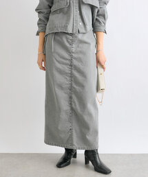 RIVE DROITE | 予約【MONN.:. (モン)】ギャザーデニムスカート(デニムスカート)