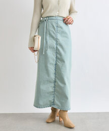 RIVE DROITE | 【MONN.:. (モン)】ギャザーデニムスカート(デニムスカート)