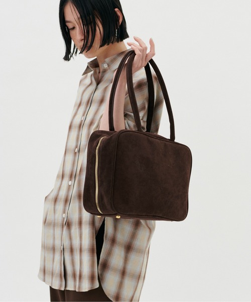 LARUTA（ラルータ）の「【LARUTA】スエードライクハンドバック（ハンドバッグ・レディース・ブラック/キャメル/ブラウン・FREE）」の14枚目の写真