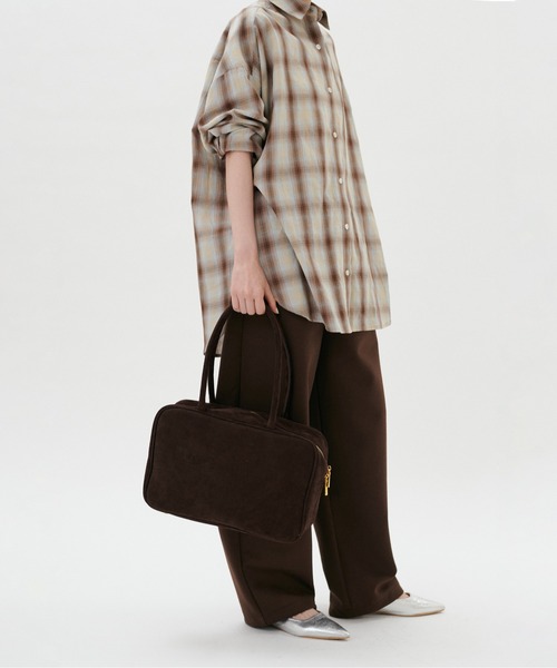 LARUTA（ラルータ）の「【LARUTA】スエードライクハンドバック（ハンドバッグ・レディース・ブラック/キャメル/ブラウン・FREE）」の16枚目の写真