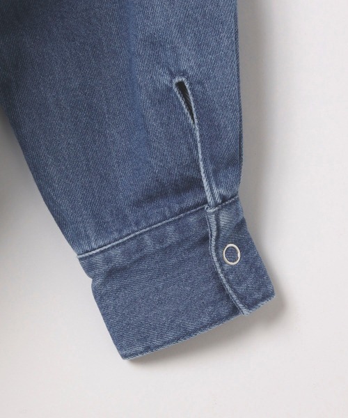 LEPSIM（レプシィム）の「【KIDS】切り替えデニムシャツ　283659（シャツ/ブラウス・キッズ・ブルー・140/120）」の5枚目の写真