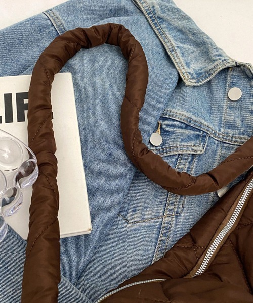 Miniministore(ミニミニストア)の「キルティングショルダーバッグ 斜めがけ鞄(ショルダーバッグ・レディース・ブラック/ブラウン/クリーム/ダークベージュ・FREE)」の21枚目の写真