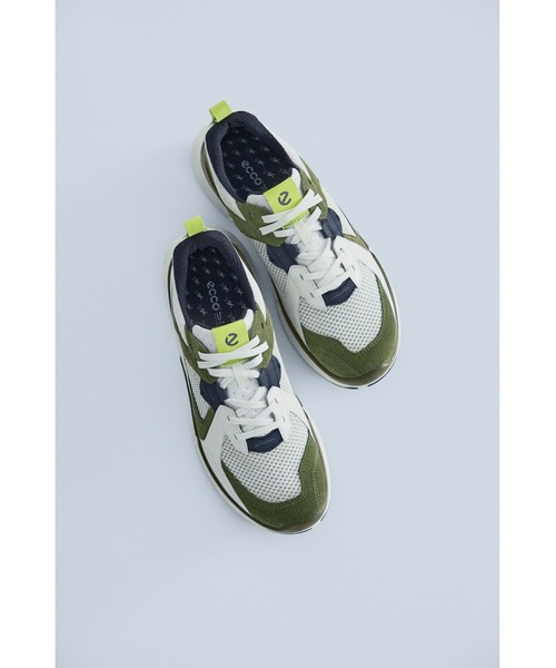 ECCO(エコー)の「ECCO バイオム 2.2 本革 メンズ アスレジャースニーカー(スニーカー・メンズ・グリーン系その他・42/41/43)」の4枚目の写真