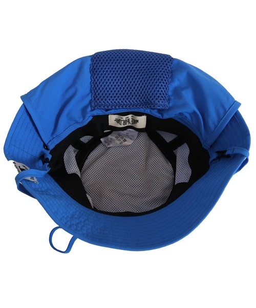 MAKE YOUR DAY（メイクユアデイ）の「保冷剤が入れられる日よけ付きナイロンハット（ハット・キッズ・ピンク/カーキ/ブルー・50/56/54/52）」の15枚目の写真