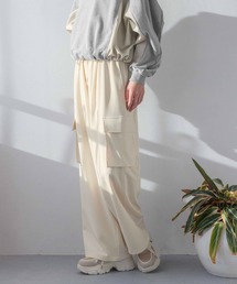 2〜3回着用yuw チュールシアーフリルパンツ　レオパード　lowrysfarm SET]V開きフリルシアーブラウス+カーブシアーパンツ(2set) – ESICA