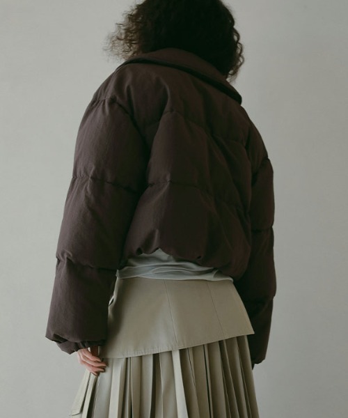 ETRE TOKYO(エトレトウキョウ)の「パディングショートブルゾン(ブルゾン・レディース・ブラウン/ベージュ・S/M)」の12枚目の写真