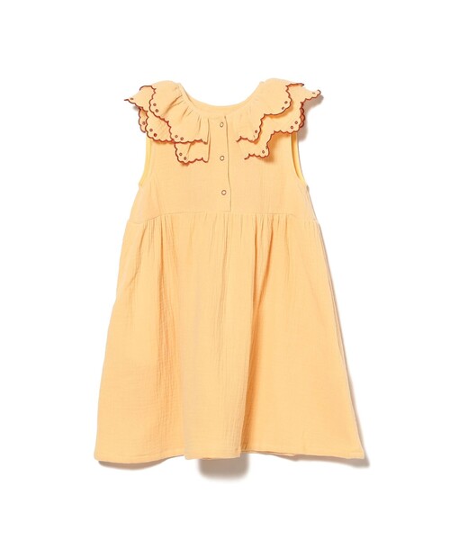 こども ビームス（コドモビームス）の「襟フリル ダブルガーゼ ワンピース 2025SS（90～140cm）（ワンピース・キッズ・ケリーグリーン/イエロー系その他3・140/130/120/110/100/90）」の10枚目の写真