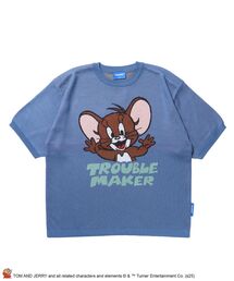 TOM&JERRY(gAhWF[)́ySEQUENZiV[NGYjzTJ TROUBLE MAKER SUMMER KNIT / gƃWF[ jbg TVc  N[lbN(jbg/Z[^[)