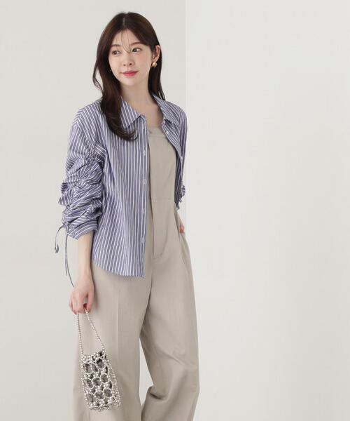 PROPORTION BODY DRESSING(プロポーションボディドレッシング)の「デニム風オールインワン / 1215140303(ワンピース・レディース・ネイビー/グレー・MEDIUM/SMALL)」の14枚目の写真
