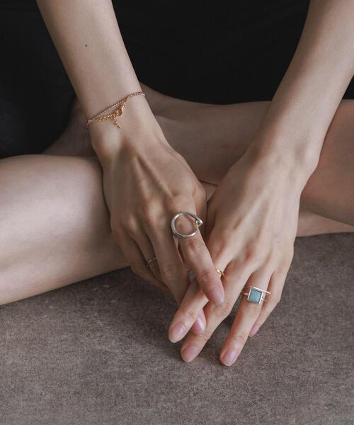 SMELLY(スメリー)の「SMELLY so’ loosely circle ring(リング・レディース・シルバー・11)」の2枚目の写真