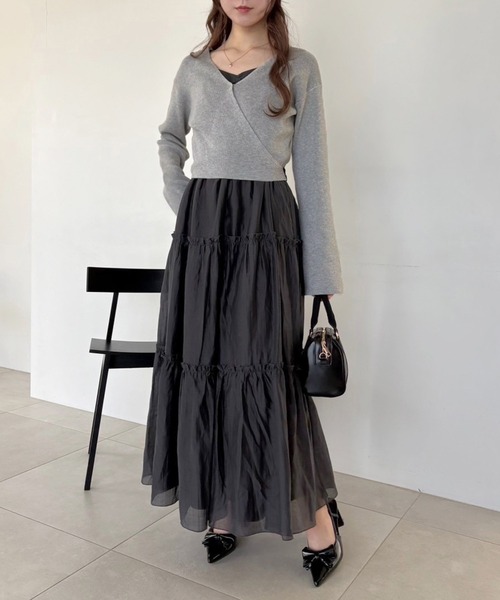 セール】カシュクールセットキャミワンピース（ワンピース