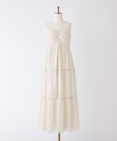 one after another NICE CLAUP(ワンアフターアナザーナイスクラップ)の「カシュクールセットキャミワンピース(ワンピース・レディース・イエロー/オフホワイト/杢グレー/ネイビー・FREE)」の8枚目の写真