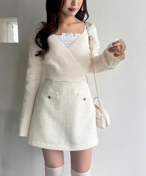 セール】カシュクールセットキャミワンピース（ワンピース）｜one