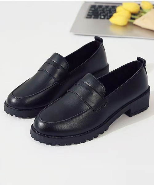 CALIFORNIA OUTFITTERS（カリフォルニア アウトフィッターズ）の「3-2A76 ローファー 3.8cm ヒール ブラック ブラウン（ローファー・レディース・ブラック/ブラウン・40/38/36）」の3枚目の写真