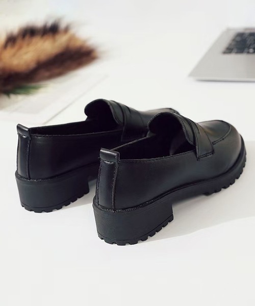 CALIFORNIA OUTFITTERS（カリフォルニア アウトフィッターズ）の「3-2A76 ローファー 3.8cm ヒール ブラック ブラウン（ローファー・レディース・ブラック/ブラウン・40/38/36）」の4枚目の写真