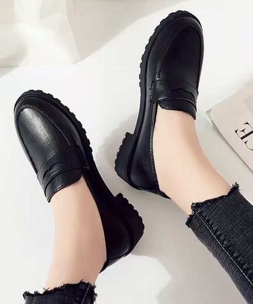 CALIFORNIA OUTFITTERS（カリフォルニア アウトフィッターズ）の「3-2A76 ローファー 3.8cm ヒール ブラック ブラウン（ローファー・レディース・ブラック/ブラウン・40/38/36）」の8枚目の写真